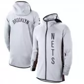 veste nike usa vintage pas cher brooklyn nets whiteblack earned edition